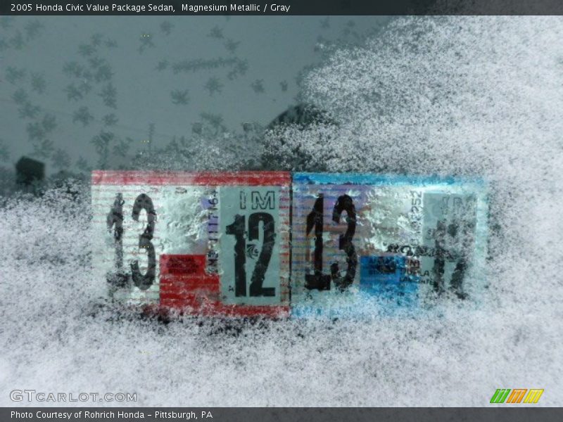 Magnesium Metallic / Gray 2005 Honda Civic Value Package Sedan