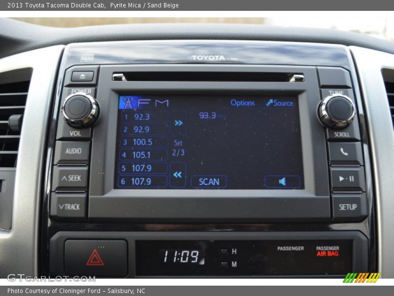 Controls of 2013 Tacoma Double Cab