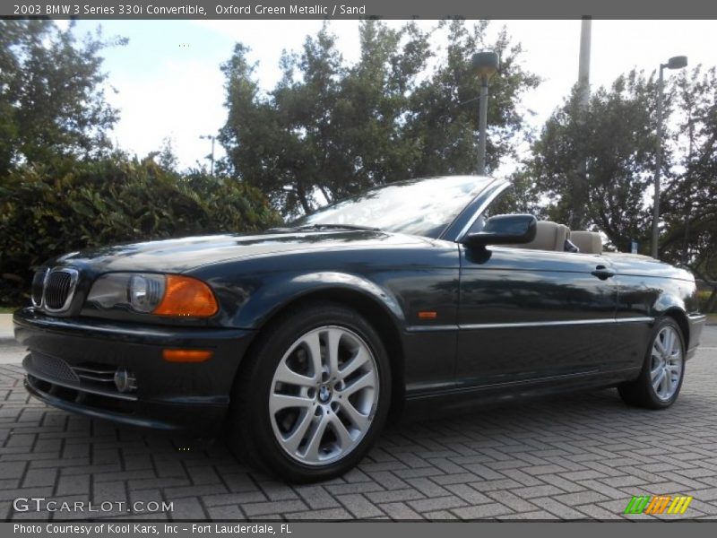 Oxford Green Metallic / Sand 2003 BMW 3 Series 330i Convertible