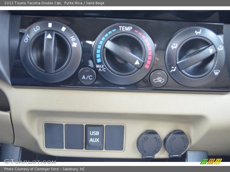 Controls of 2013 Tacoma Double Cab