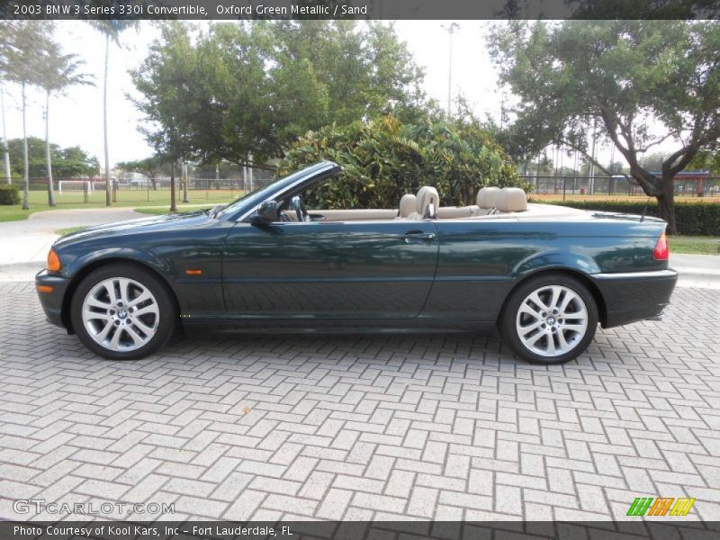  2003 3 Series 330i Convertible Oxford Green Metallic