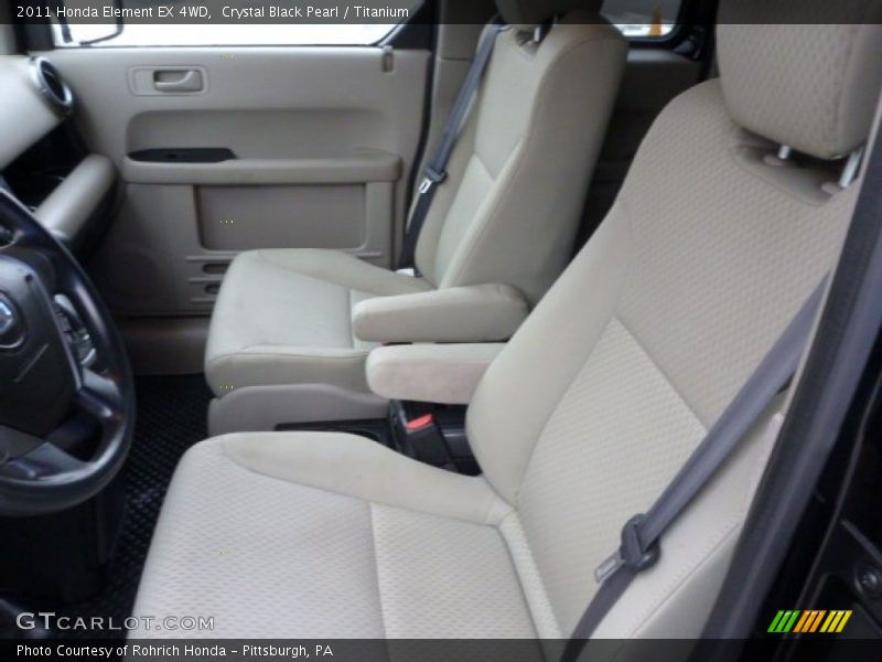 Crystal Black Pearl / Titanium 2011 Honda Element EX 4WD