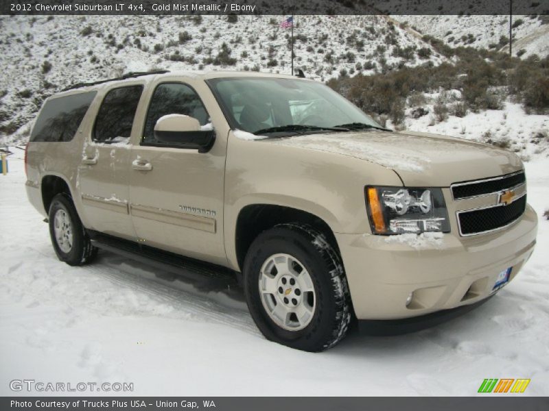 Gold Mist Metallic / Ebony 2012 Chevrolet Suburban LT 4x4