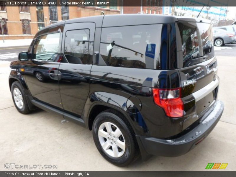 Crystal Black Pearl / Titanium 2011 Honda Element EX 4WD