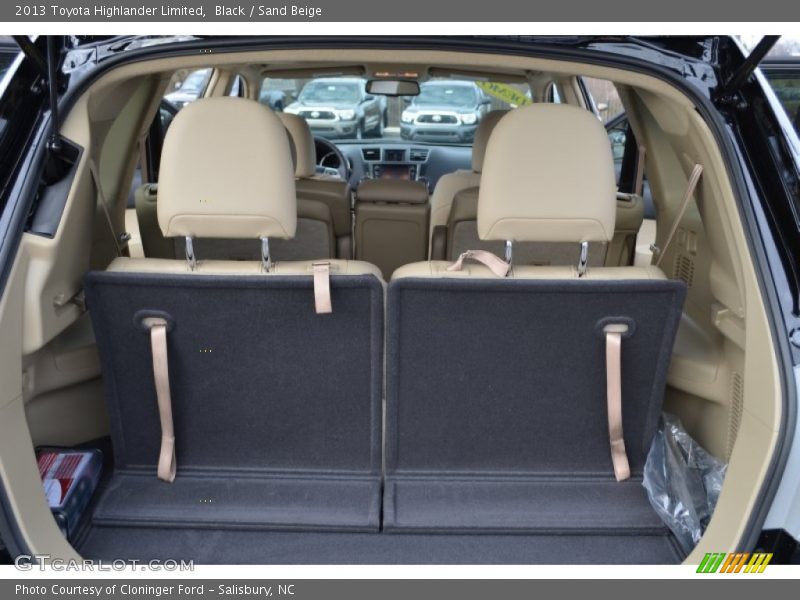 Black / Sand Beige 2013 Toyota Highlander Limited