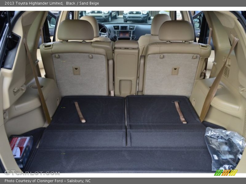Black / Sand Beige 2013 Toyota Highlander Limited
