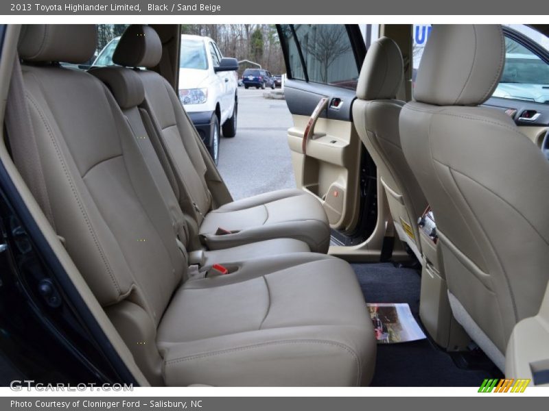 Black / Sand Beige 2013 Toyota Highlander Limited