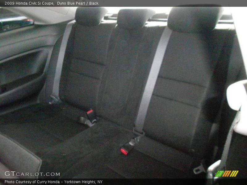 Dyno Blue Pearl / Black 2009 Honda Civic Si Coupe