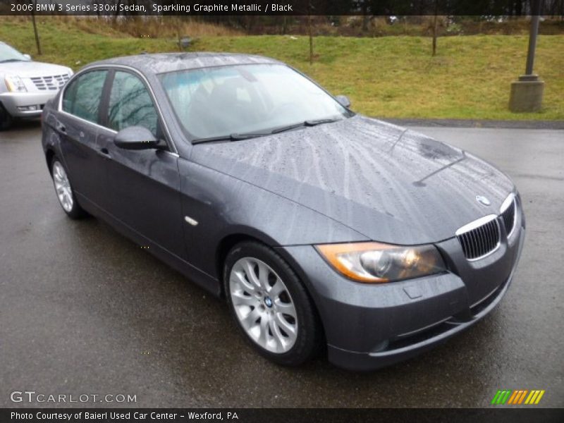 Sparkling Graphite Metallic / Black 2006 BMW 3 Series 330xi Sedan