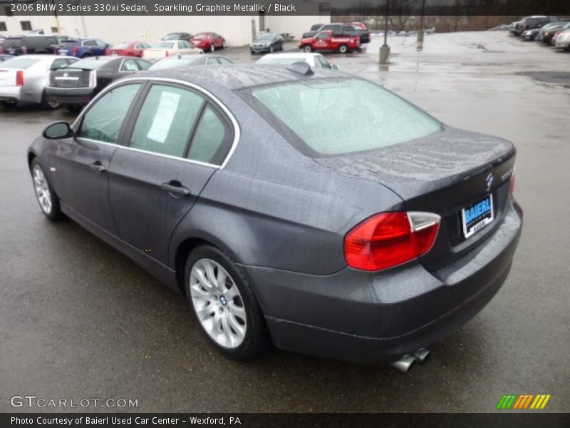 Sparkling Graphite Metallic / Black 2006 BMW 3 Series 330xi Sedan