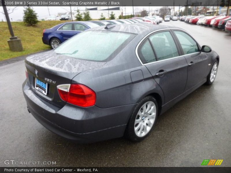 Sparkling Graphite Metallic / Black 2006 BMW 3 Series 330xi Sedan