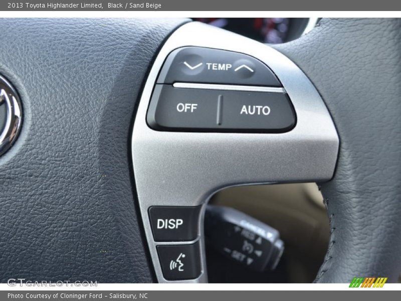 Black / Sand Beige 2013 Toyota Highlander Limited