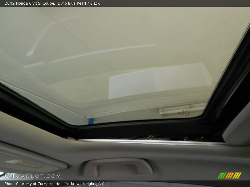Dyno Blue Pearl / Black 2009 Honda Civic Si Coupe