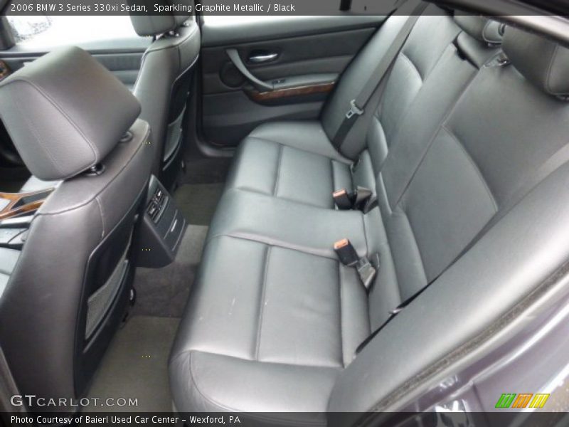 Rear Seat of 2006 3 Series 330xi Sedan