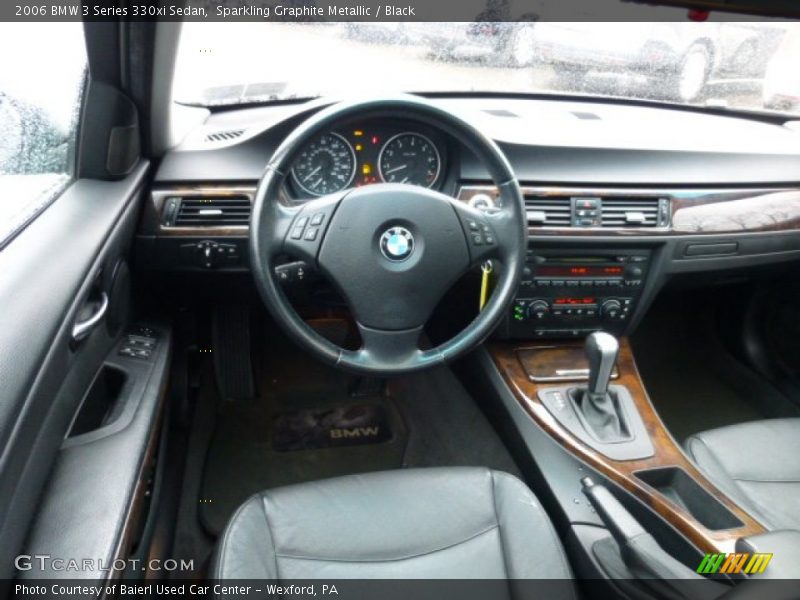 Sparkling Graphite Metallic / Black 2006 BMW 3 Series 330xi Sedan