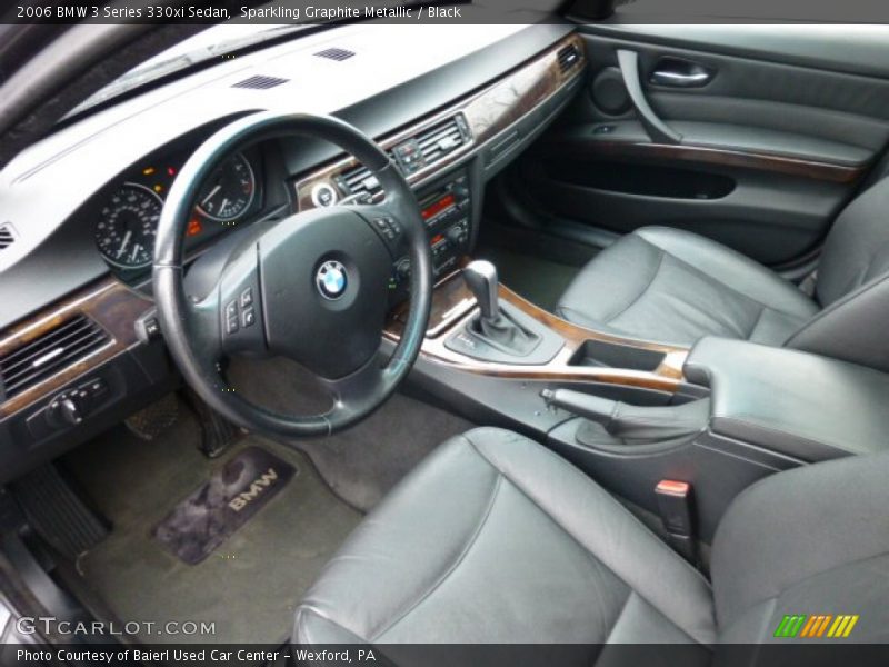 Black Interior - 2006 3 Series 330xi Sedan 