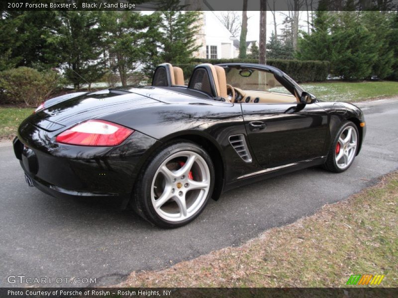 Black / Sand Beige 2007 Porsche Boxster S