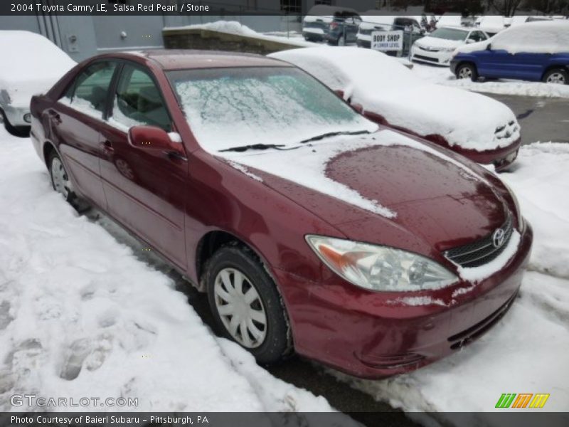 Salsa Red Pearl / Stone 2004 Toyota Camry LE