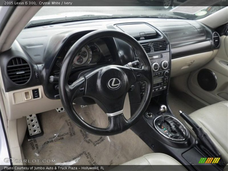 Crystal White / Ivory 2005 Lexus IS 300