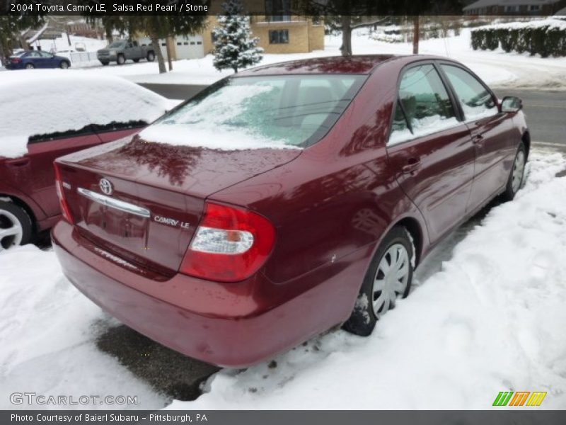 Salsa Red Pearl / Stone 2004 Toyota Camry LE