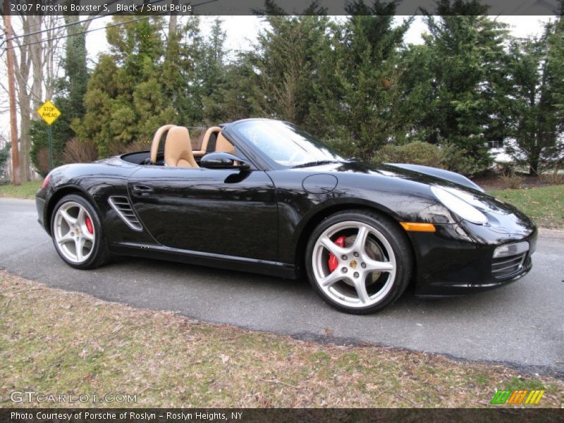 Black / Sand Beige 2007 Porsche Boxster S