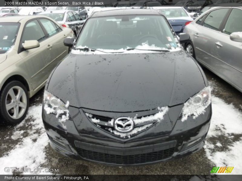 Black Mica / Black 2008 Mazda MAZDA3 s Sport Sedan