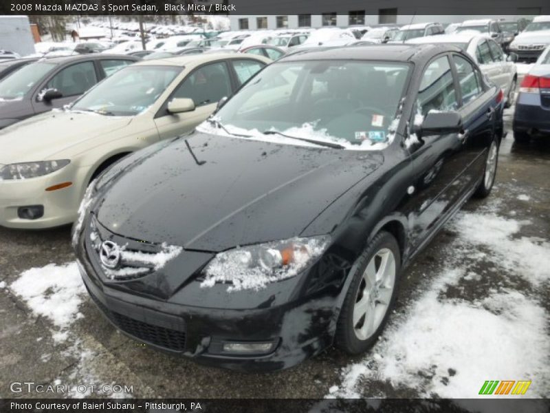 Black Mica / Black 2008 Mazda MAZDA3 s Sport Sedan