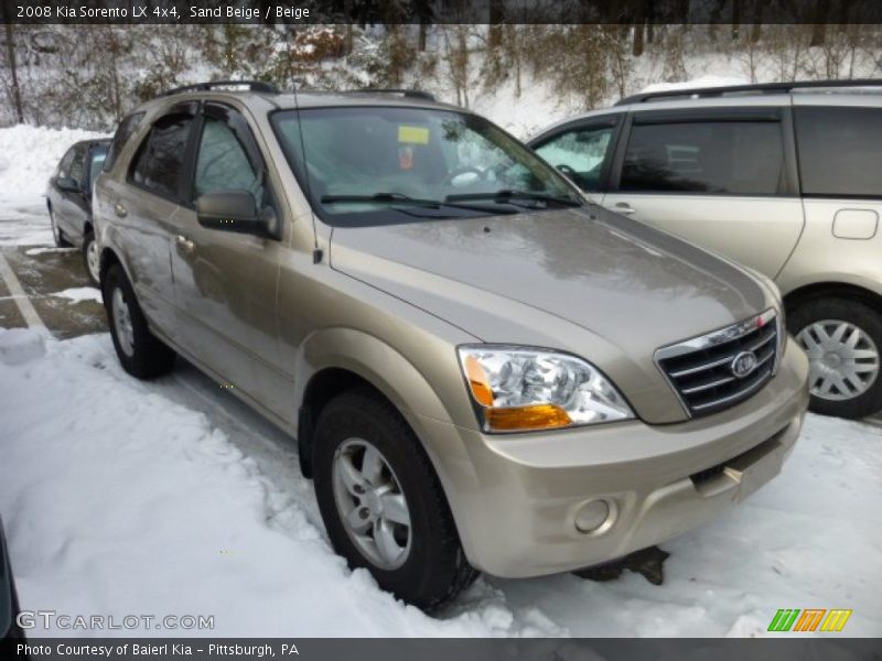 Sand Beige / Beige 2008 Kia Sorento LX 4x4