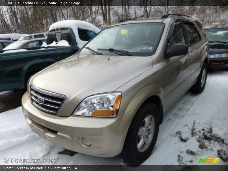 Sand Beige / Beige 2008 Kia Sorento LX 4x4