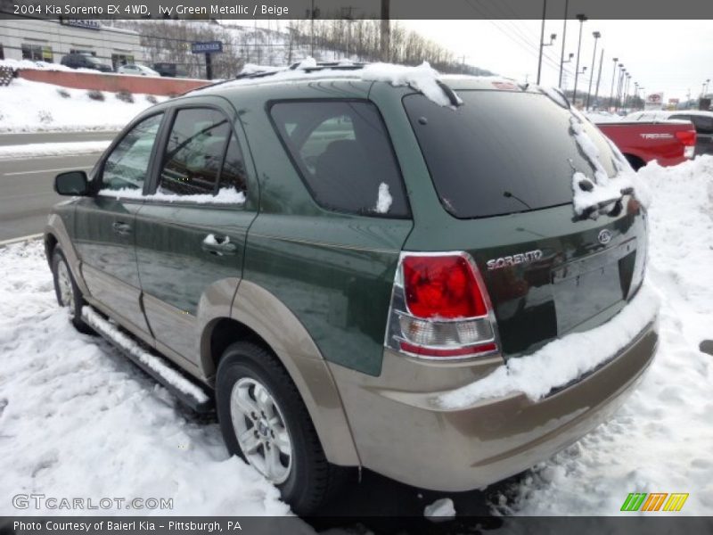 Ivy Green Metallic / Beige 2004 Kia Sorento EX 4WD