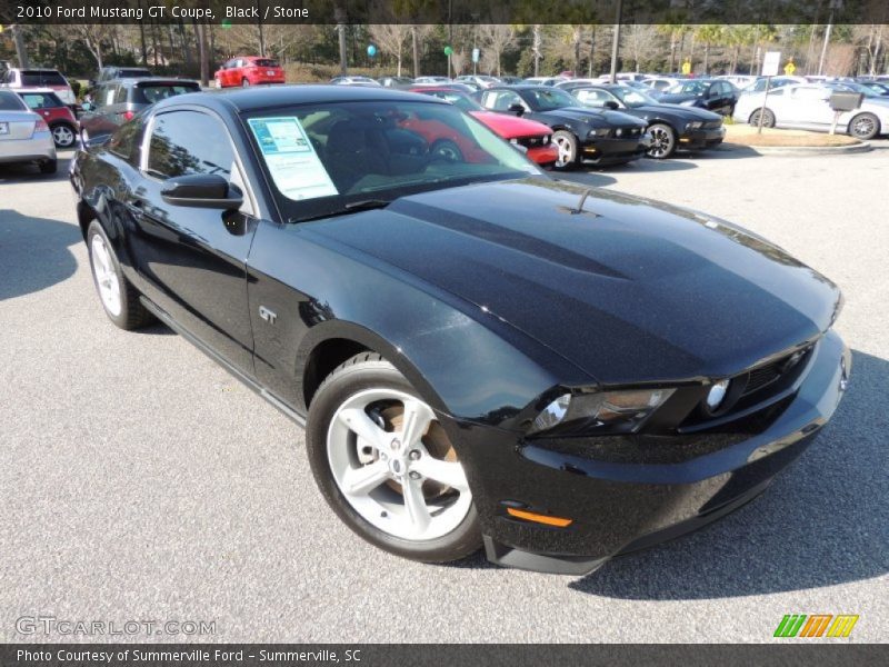 Black / Stone 2010 Ford Mustang GT Coupe