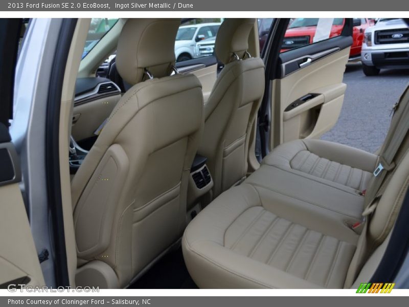 Ingot Silver Metallic / Dune 2013 Ford Fusion SE 2.0 EcoBoost