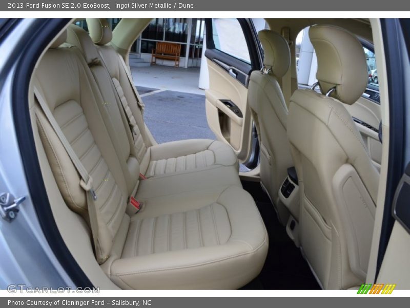 Rear Seat of 2013 Fusion SE 2.0 EcoBoost
