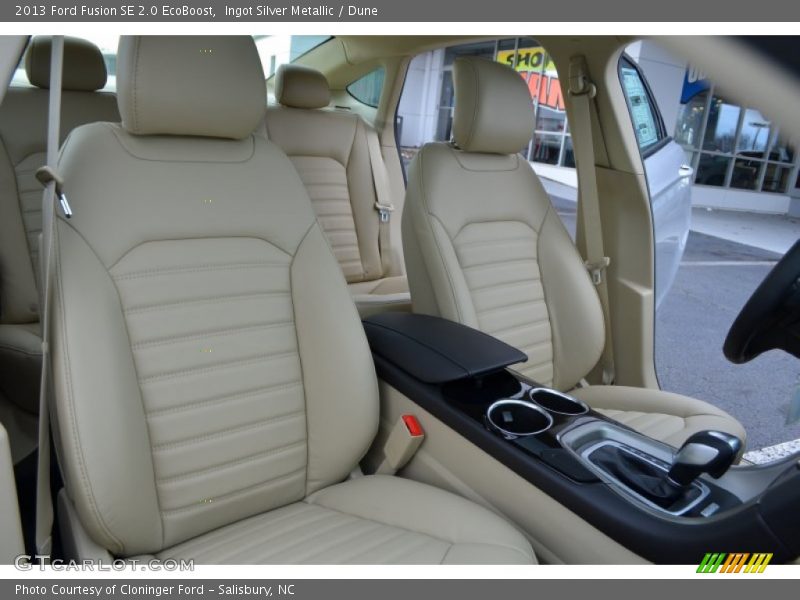 Ingot Silver Metallic / Dune 2013 Ford Fusion SE 2.0 EcoBoost