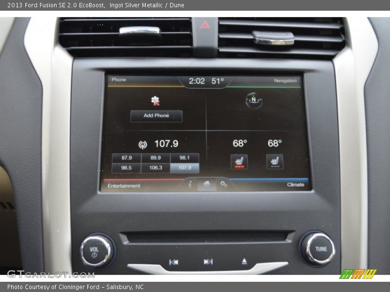 Controls of 2013 Fusion SE 2.0 EcoBoost