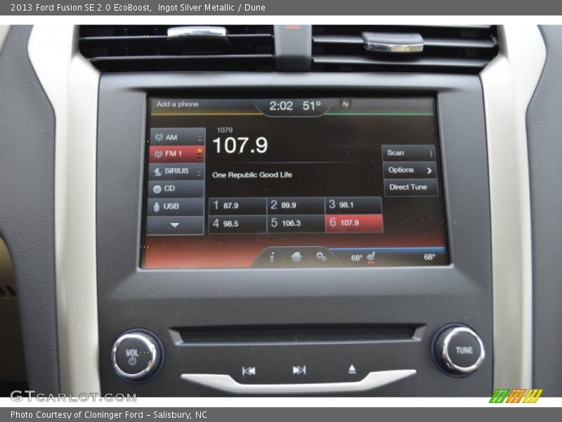 Controls of 2013 Fusion SE 2.0 EcoBoost
