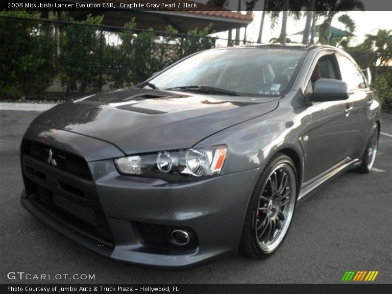Front 3/4 View of 2008 Lancer Evolution GSR