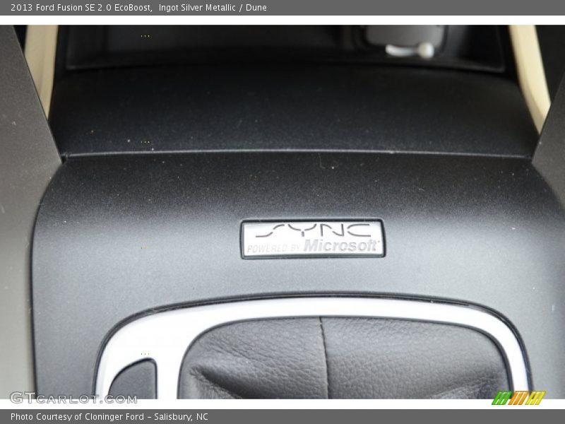 Ingot Silver Metallic / Dune 2013 Ford Fusion SE 2.0 EcoBoost