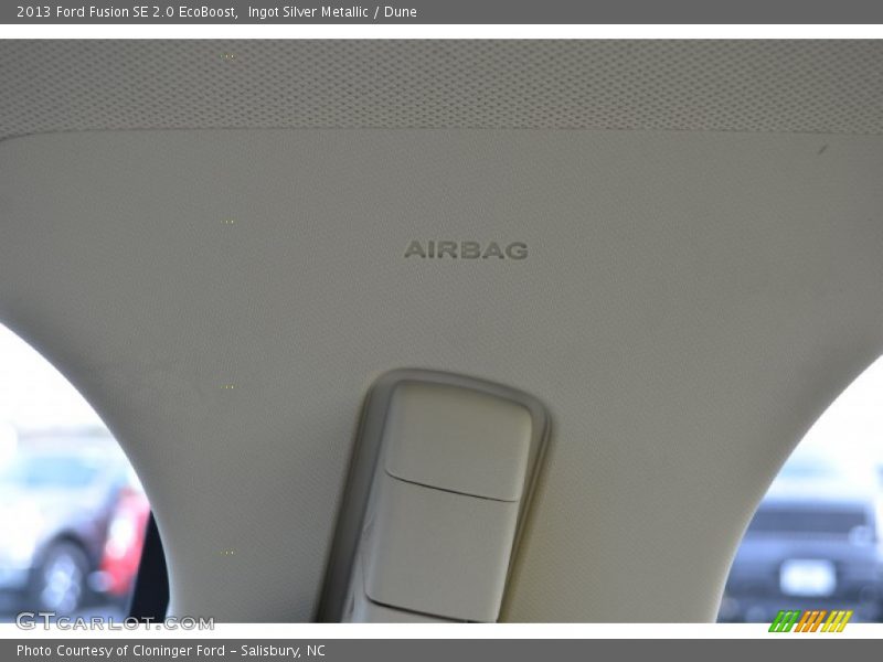 Ingot Silver Metallic / Dune 2013 Ford Fusion SE 2.0 EcoBoost
