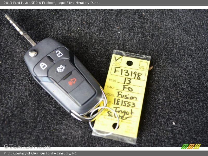 Keys of 2013 Fusion SE 2.0 EcoBoost