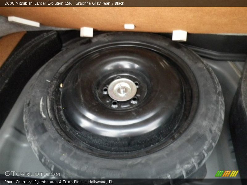 Graphite Gray Pearl / Black 2008 Mitsubishi Lancer Evolution GSR