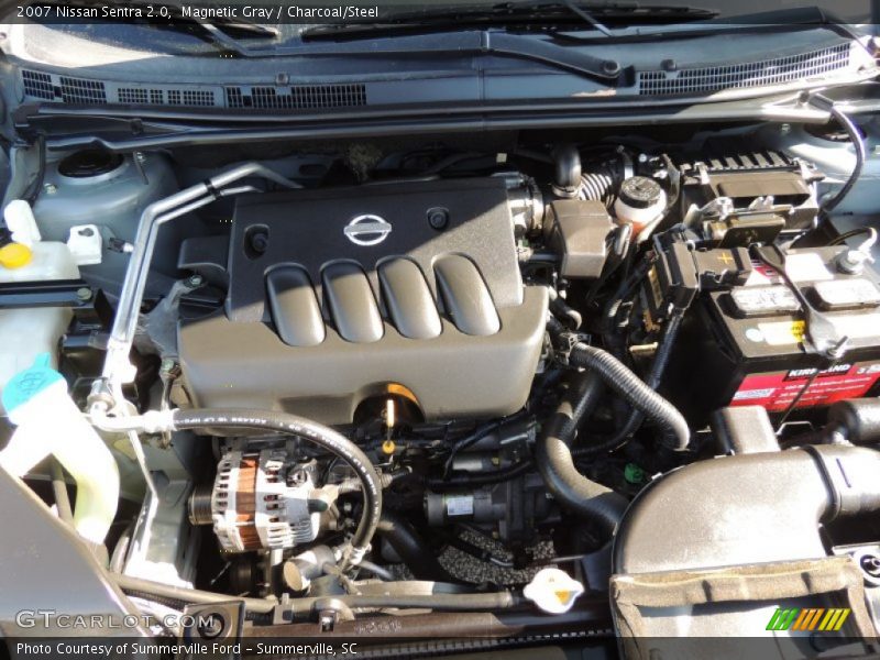 Magnetic Gray / Charcoal/Steel 2007 Nissan Sentra 2.0