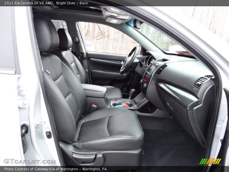Bright Silver / Black 2011 Kia Sorento SX V6 AWD