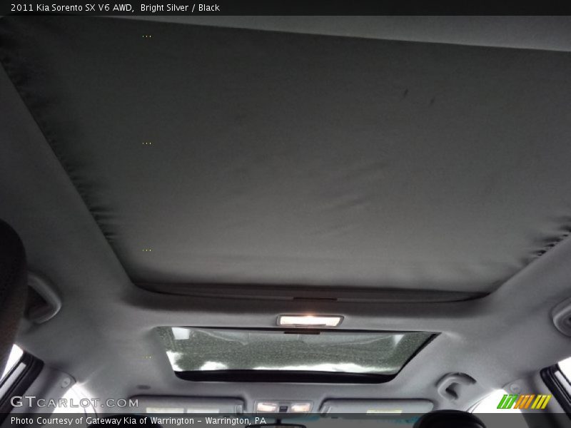 Bright Silver / Black 2011 Kia Sorento SX V6 AWD