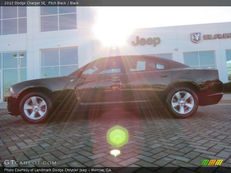 Pitch Black / Black 2012 Dodge Charger SE