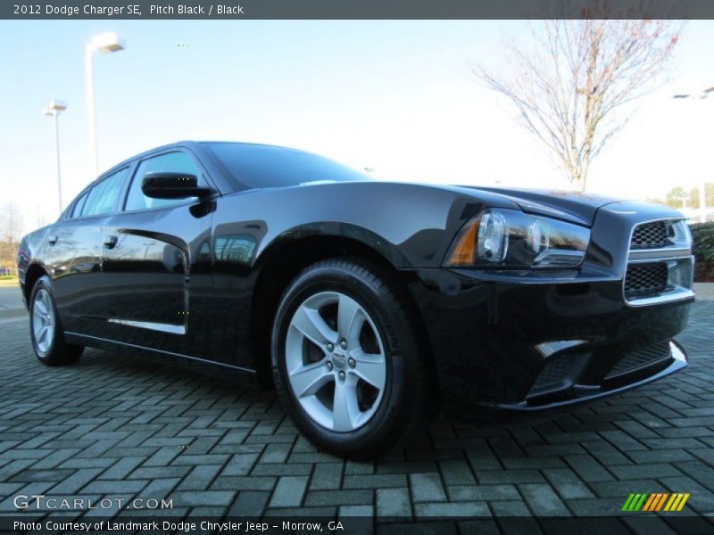 Pitch Black / Black 2012 Dodge Charger SE