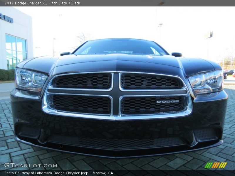 Pitch Black / Black 2012 Dodge Charger SE