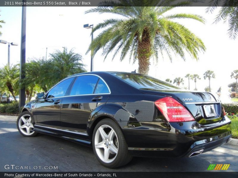 Black / Black 2011 Mercedes-Benz S 550 Sedan