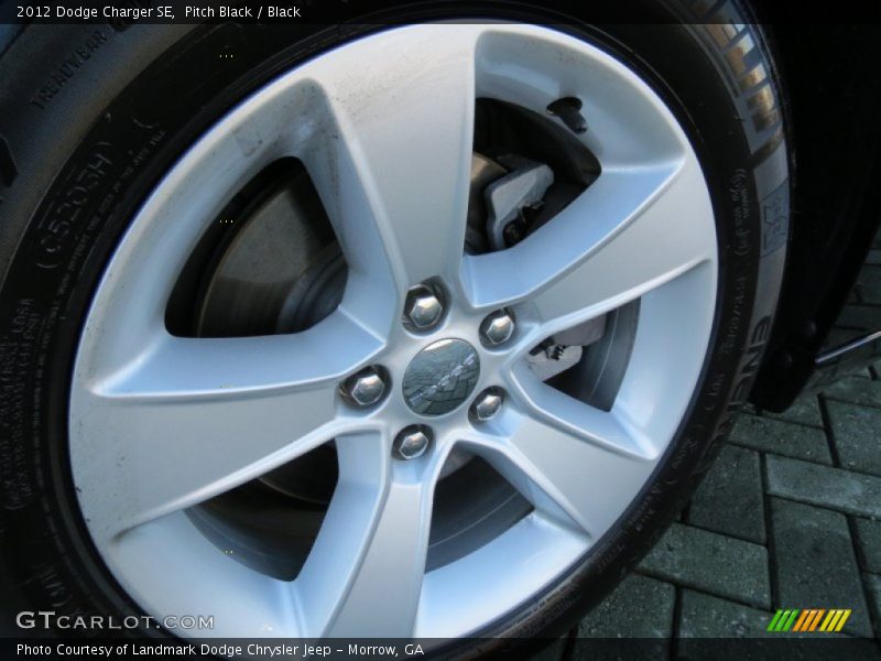 Pitch Black / Black 2012 Dodge Charger SE