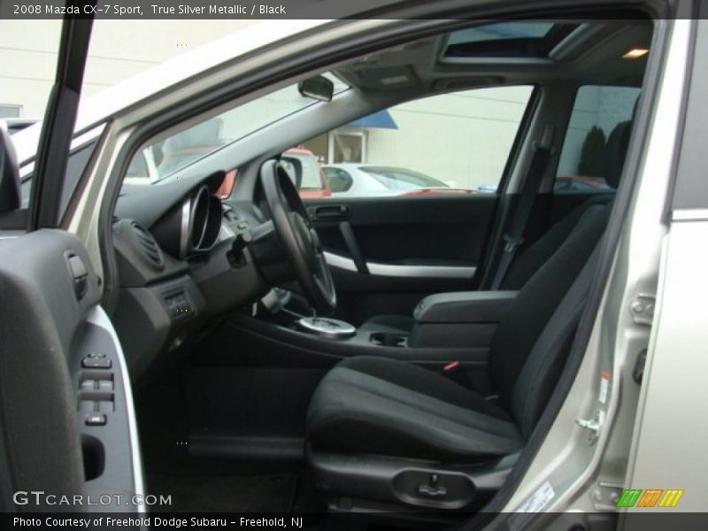 True Silver Metallic / Black 2008 Mazda CX-7 Sport